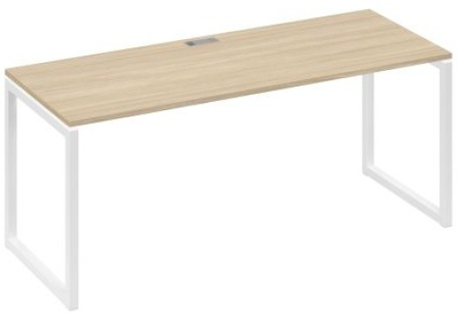 Стол письменный Мира Одри, цвет дуб скандинавский + белый