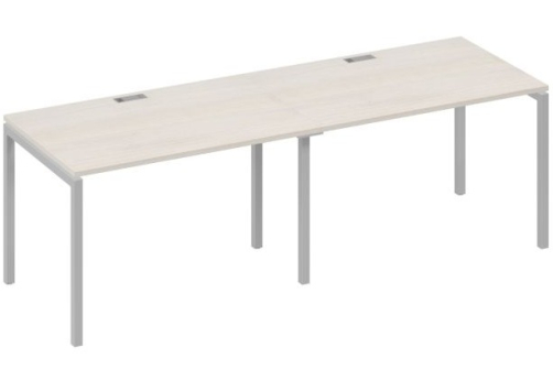 Рабочая станция 2х120 Мира Лофт, цвет дуб шамони + серый