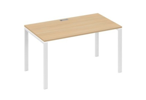 Стол письменный Мира Нумо, цвет натуральный дуб + белый