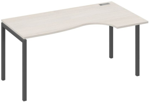 Стол эргономичный правый Классика Мира Лофт, цвет дуб шамони + антрацит