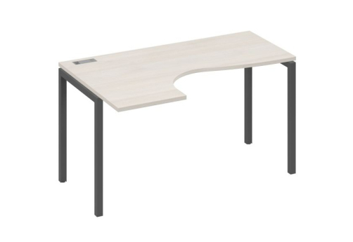 Стол эргономичный левый Классика Мира Лофт, цвет дуб шамони + антрацит