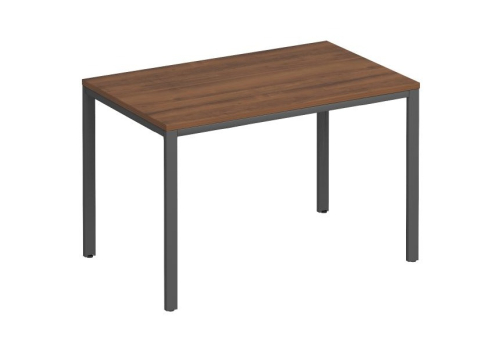 Стол письменный на металлокаркасе Прайм Металл 25, цвет орех + антрацит