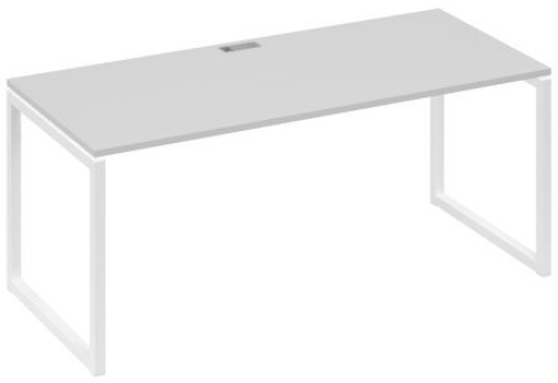 Стол письменный Мира Одри, цвет серый + белый