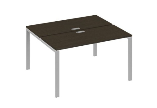 Рабочая станция (2х140) Мира Нумо, цвет венге + серый