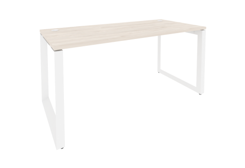 Стол рабочий, цвет денвер светлый + белый