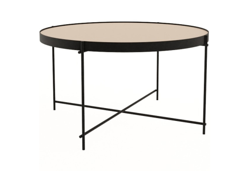 Стол журнальный круглый Винси 2, цвет мокко