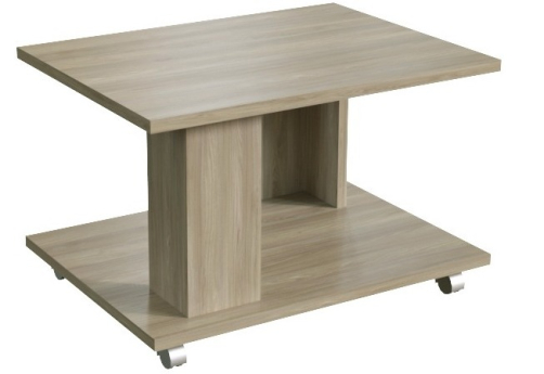 Стол журнальный, цвет светлый дуб