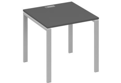 Стол письменный Мира Нумо, цвет антрацит премиум + серый