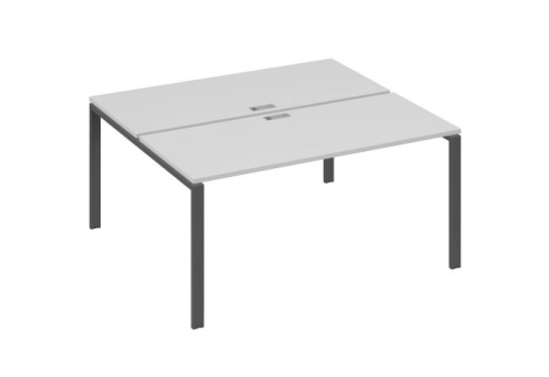 Рабочая станция (2х160) Мира Нумо, цвет серый + антрацит