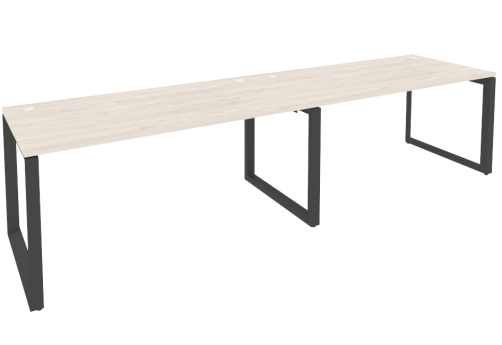 Рабочая станция, цвет денвер светлый + черный