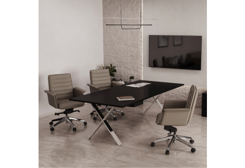 Стол для переговоров Квентин, цвет черный