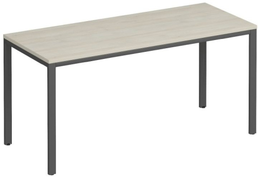 Стол письменный на металлокаркасе Прайм Металл 25, цвет шамони светлый + антрацит