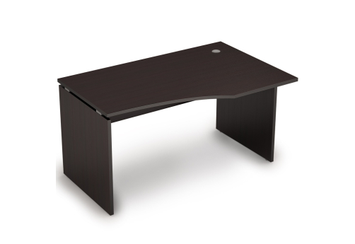 Стол криволинейный правый Деко, цвет венге