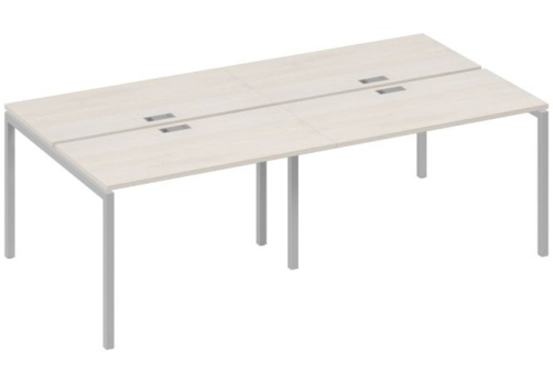 Рабочая станция 4х120 Мира Лофт, цвет дуб шамони + серый