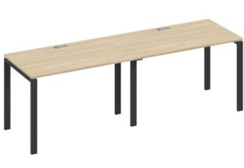 Рабочая станция (2х120) Мира Нумо, цвет дуб скандинавский + антрацит