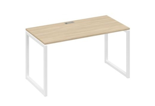 Стол письменный Мира Одри, цвет дуб скандинавский + белый