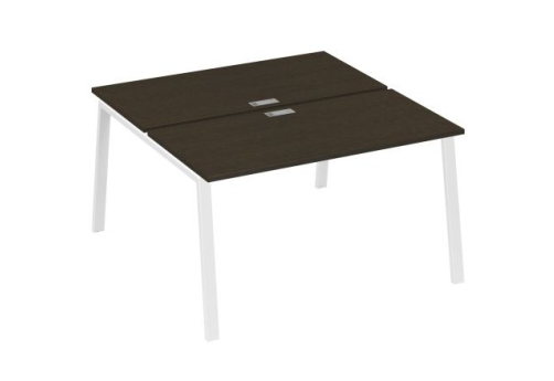 Рабочая станция 2х140 Мира Трио, цвет венге + белый