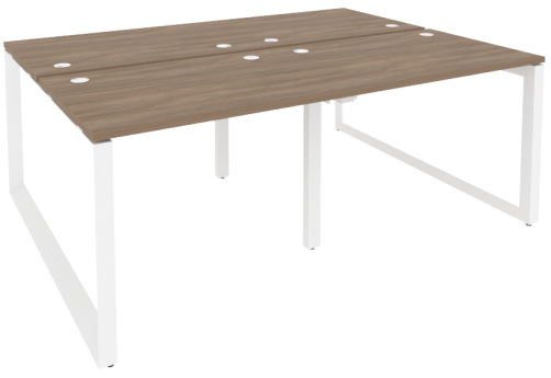 Рабочая станция, цвет дуб Аризона + белый