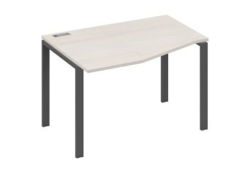 Стол эргономичный левый Мира Нумо, цвет дуб шамони + антрацит