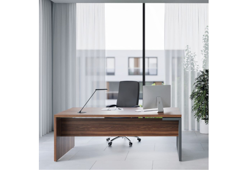 Стол рабочий Смарт, цвет орех + антрацит