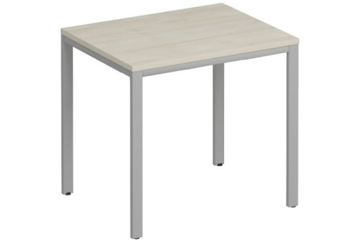 Стол письменный на металлокаркасе Прайм Металл 25, цвет шамони светлый + серый