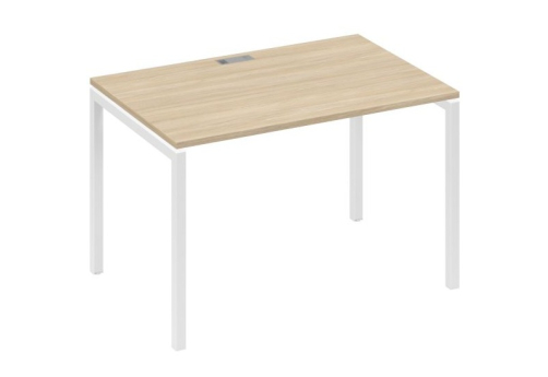 Стол письменный Мира Лофт, цвет дуб скандинавский + белый