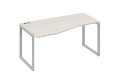 Стол эргономичный левый Мира Одри, цвет дуб шамони + серый