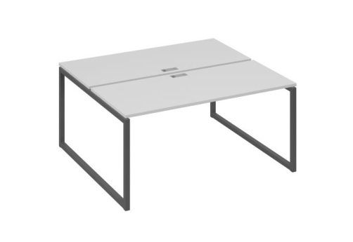 Рабочая станция (2х160) Мира Одри, цвет серый + антрацит