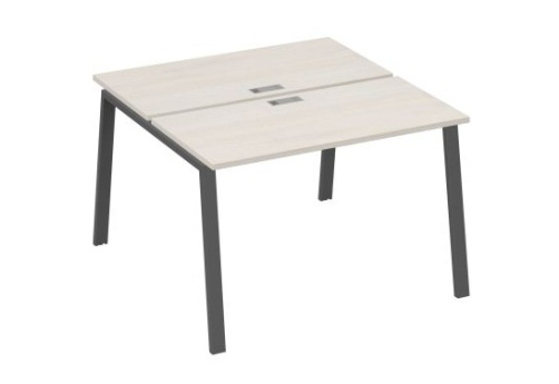 Рабочая станция 2х120 Мира Трио, цвет дуб шамони + антрацит