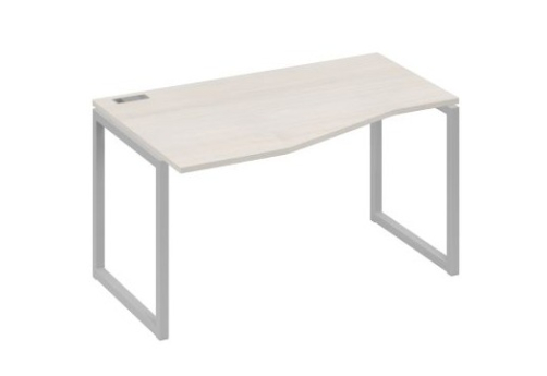 Стол эргономичный левый Мира Одри, цвет дуб шамони + серый