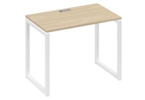 Стол письменный Мира Одри, цвет дуб скандинавский + белый