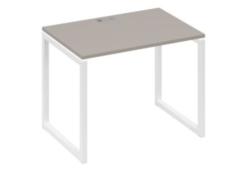 Стол письменный Мира Одри, цвет мокко премиум + белый