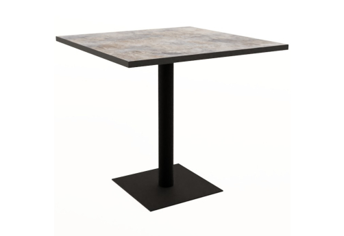 Стол обеденный квадратный Мальта, цвет базальт
