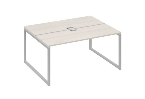 Рабочая станция (2х160) Мира Одри, цвет дуб шамони + серый