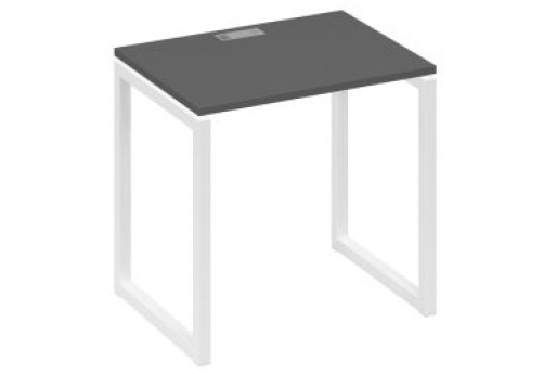 Стол письменный Мира Одри, цвет антрацит премиум + белый