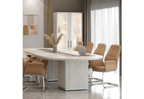 Стол переговорный сборный Нордвик, цвет дуб