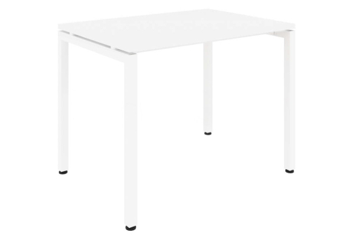 Стол рабочий Брента, цвет белый + белый