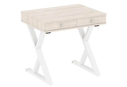 Стол письменный, цвет денвер светлый + белый