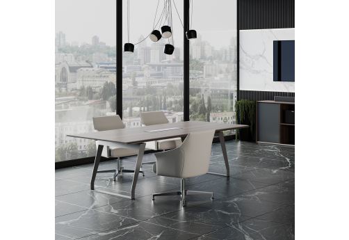 Стол для переговоров Каприо, цвет орех