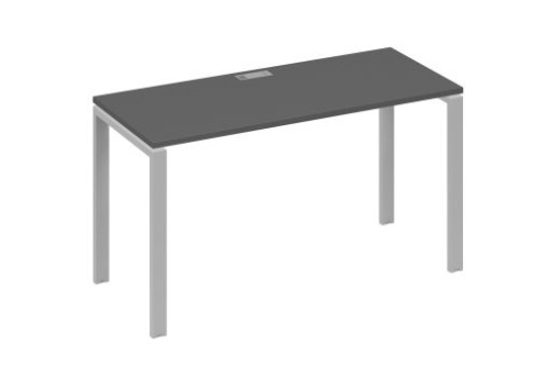 Стол письменный Мира Нумо, цвет антрацит премиум + серый