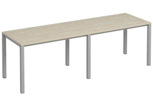 Рабочая станция (2х120) Прайм Металл 50, цвет шамони светлый + серый