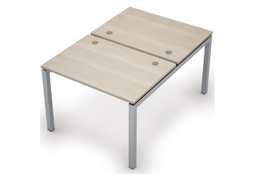 Бенч-система на 2 рабочих места Деко Тренд, цвет шамони светлый