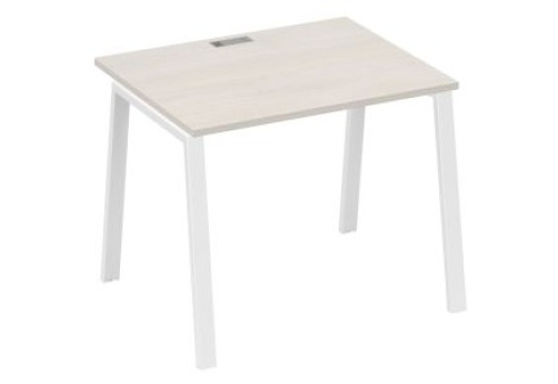 Стол письменный Мира Трио, цвет дуб шамони + белый