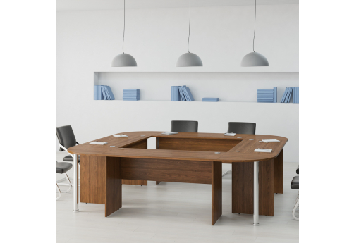 Стол переговорный сборный Тиана, цвет орех