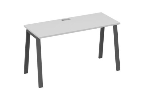 Стол письменный Мира Трио, цвет серый + антрацит