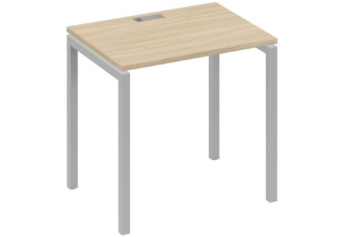 Стол письменный Мира Лофт, цвет дуб скандинавский + серый