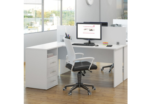 Стол письменный Тиана, цвет белый