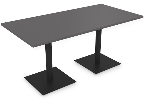 Стол прямоугольный Мальта, цвет графит