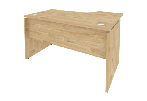 Стол эргономичный левый, цвет тиквуд светлый