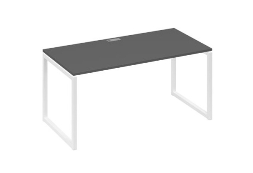 Стол письменный Мира Одри, цвет антрацит премиум + белый